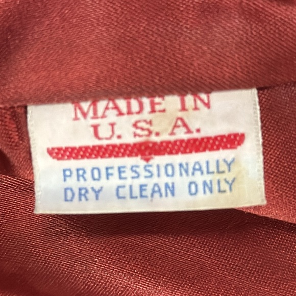 Vtg Sears “The Fashion Place” brown mouton open front coat. - Picture 8 of 8